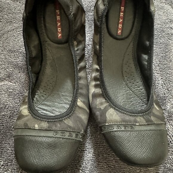 PRADA Women’s Camouflage 7.5 US 37 EU - Picture 1 of 5